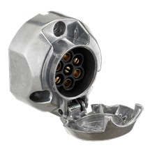 7-Polet Stikdåse "Hun" Metal